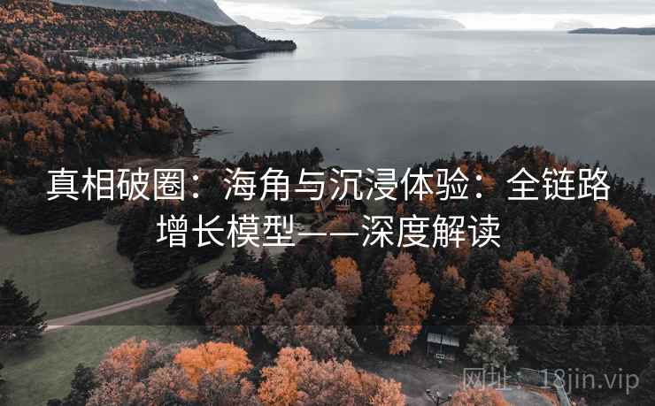 真相破圈:海角与沉浸体验:全链路增长模型——深度解读