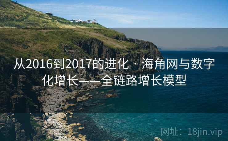 从2016到2017的进化 · 海角网与数字化增长——全链路增长模型