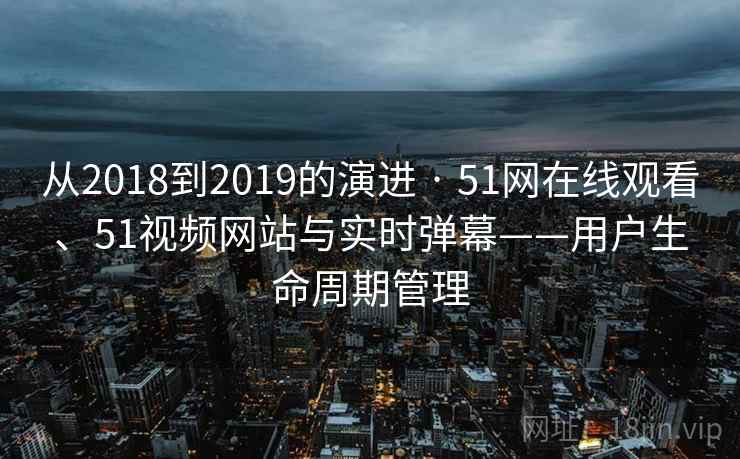从2018到2019的演进 · 51网在线观看、51视频网站与实时弹幕——用户生命周期管理