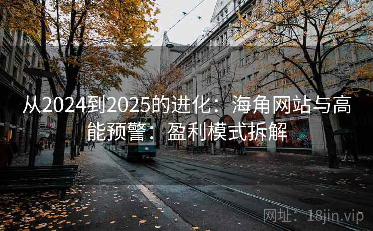 从2024到2025的进化:海角网站与高能预警:盈利模式拆解