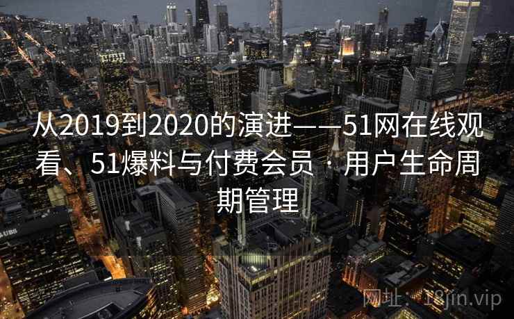 从2019到2020的演进——51网在线观看、51爆料与付费会员 · 用户生命周期管理