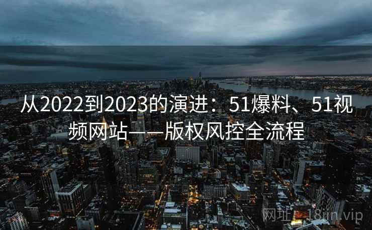 从2022到2023的演进：51爆料、51视频网站——版权风控全流程